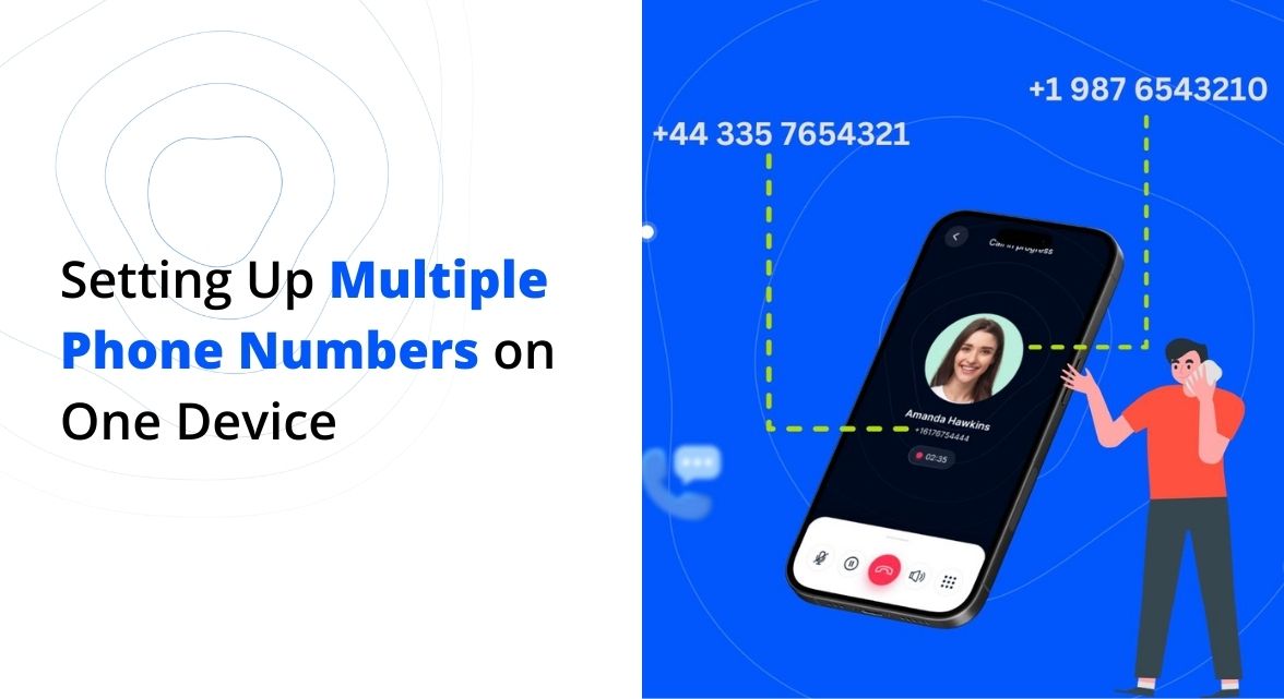 Multiple phone numbers in one device