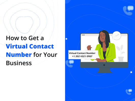 Virtual contact number for business