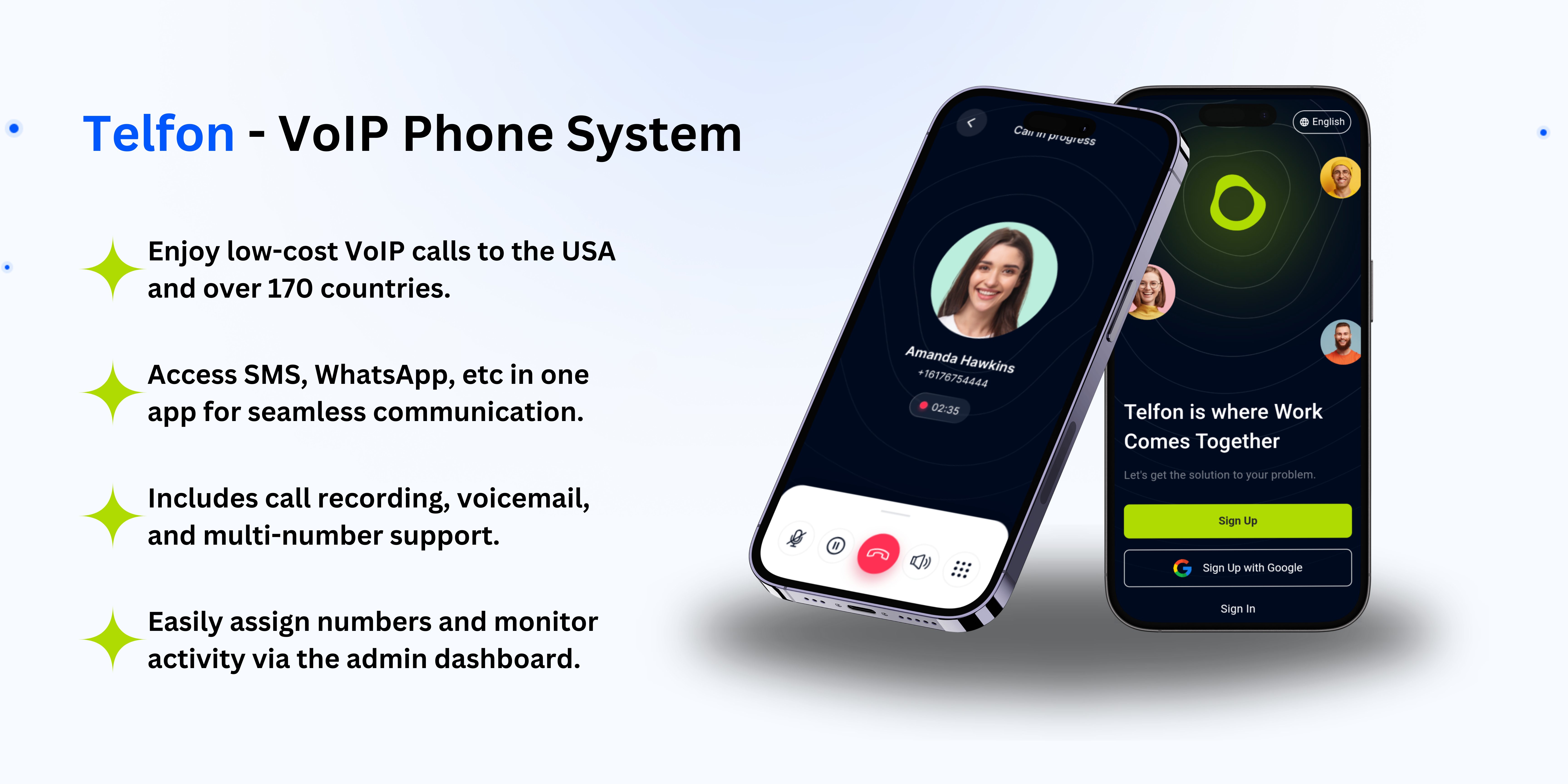 Telfon - Virtual Calling app