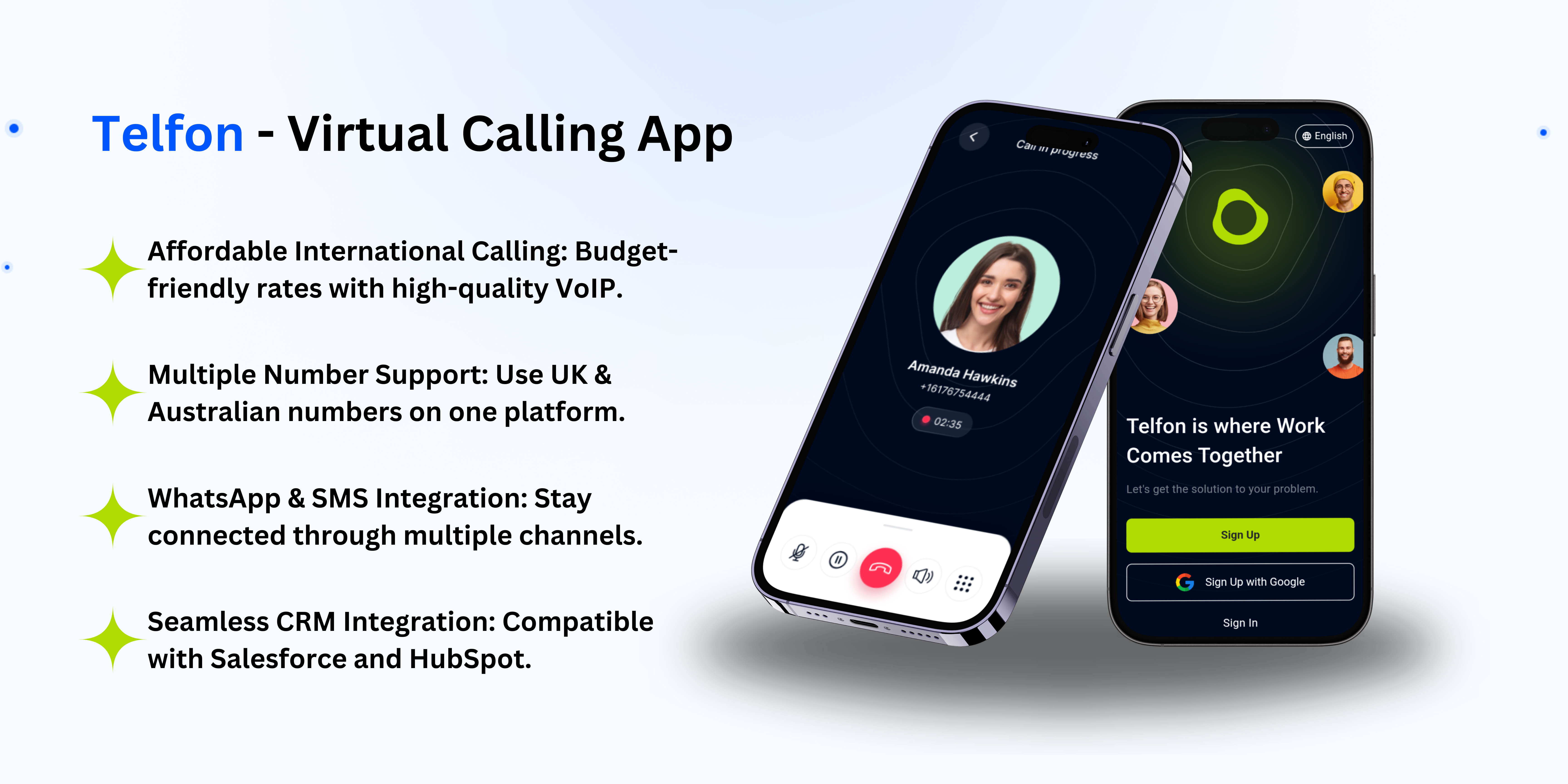 Telfon - Virtual Calling app