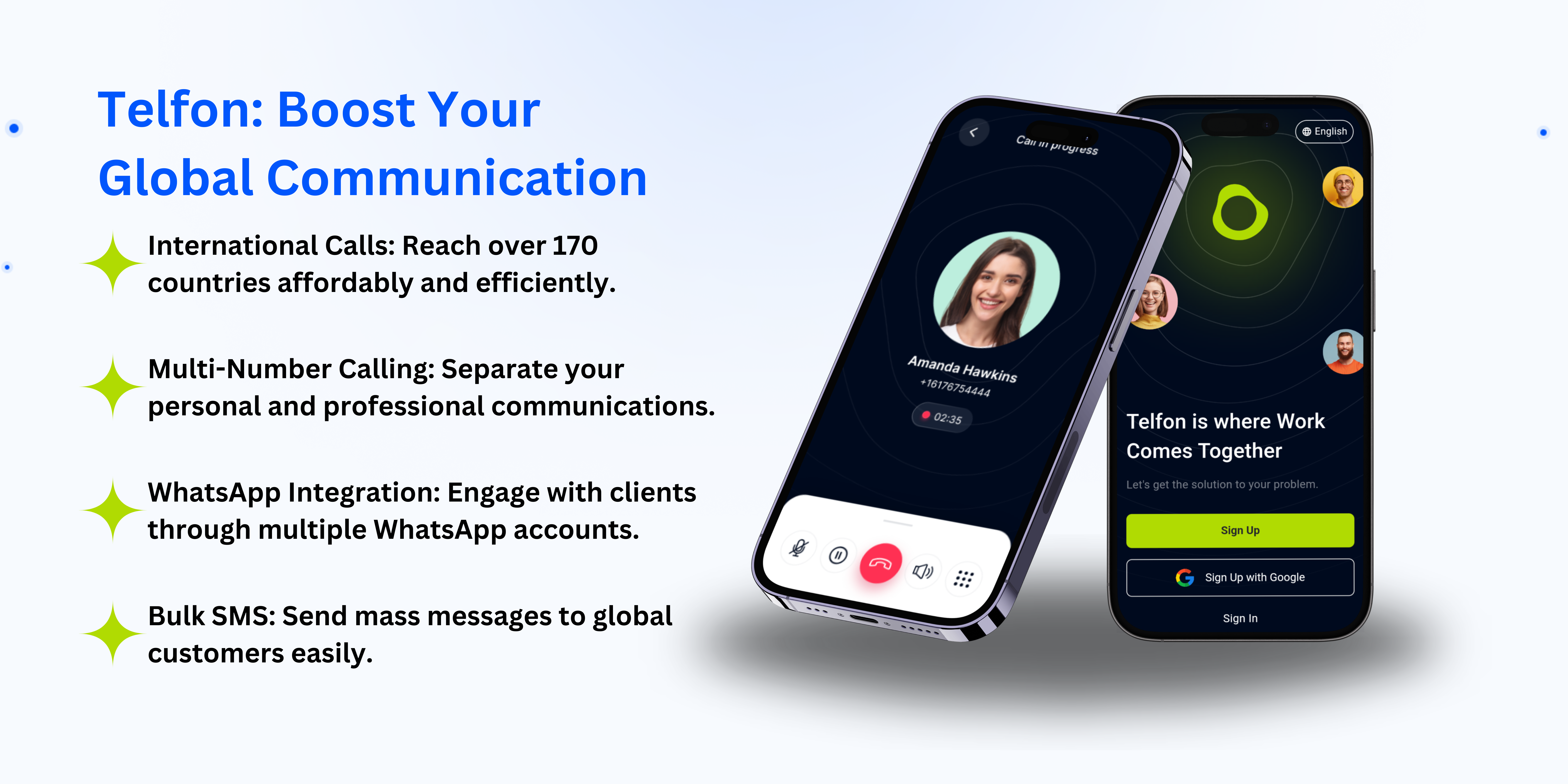 Telfon - Boost your global communication.