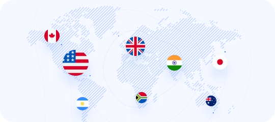 100+ Countries Coverage