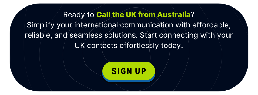 call UK from Australia