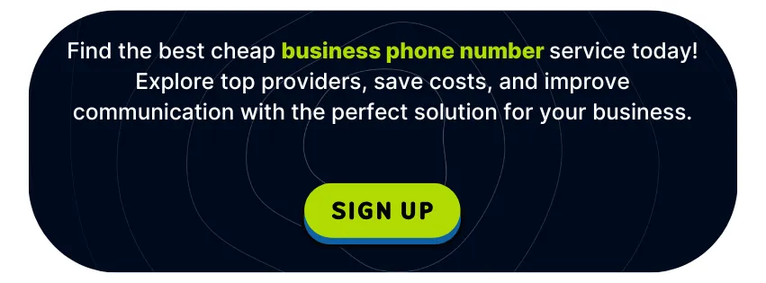 cheap business phone number