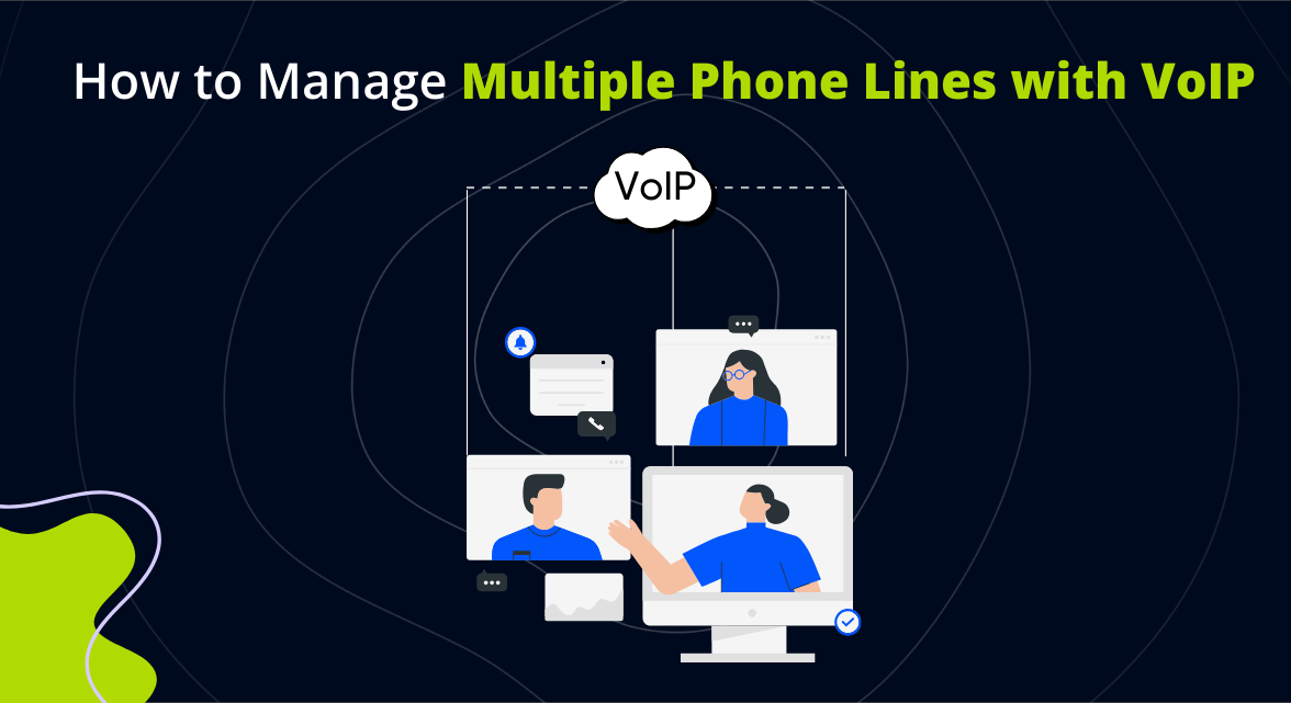 multiple phone lines with VoIP