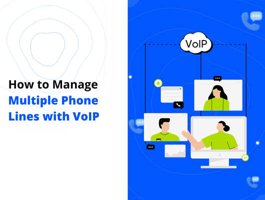 Multiple phone lines with VoIP