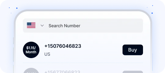 Virtual Number Purchase