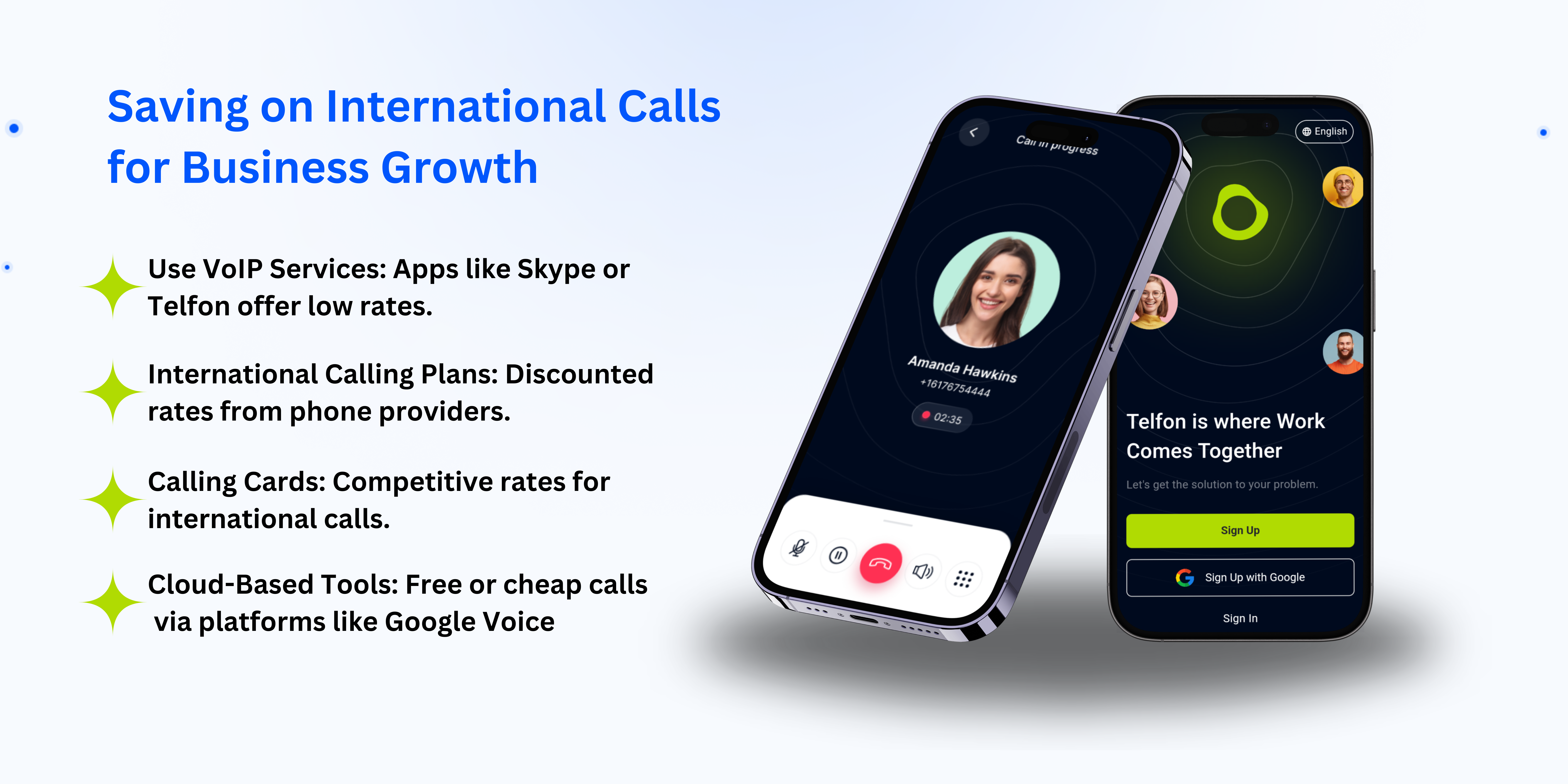 save on international calls 