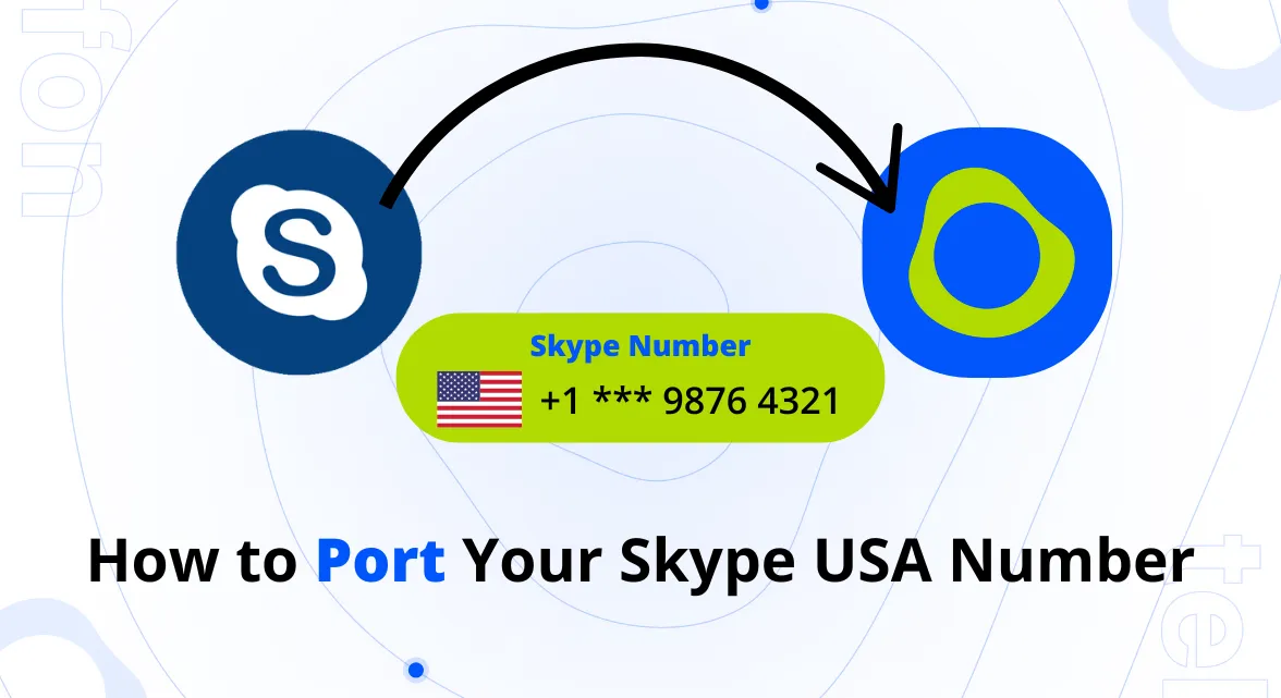 Port you Skype USA number
