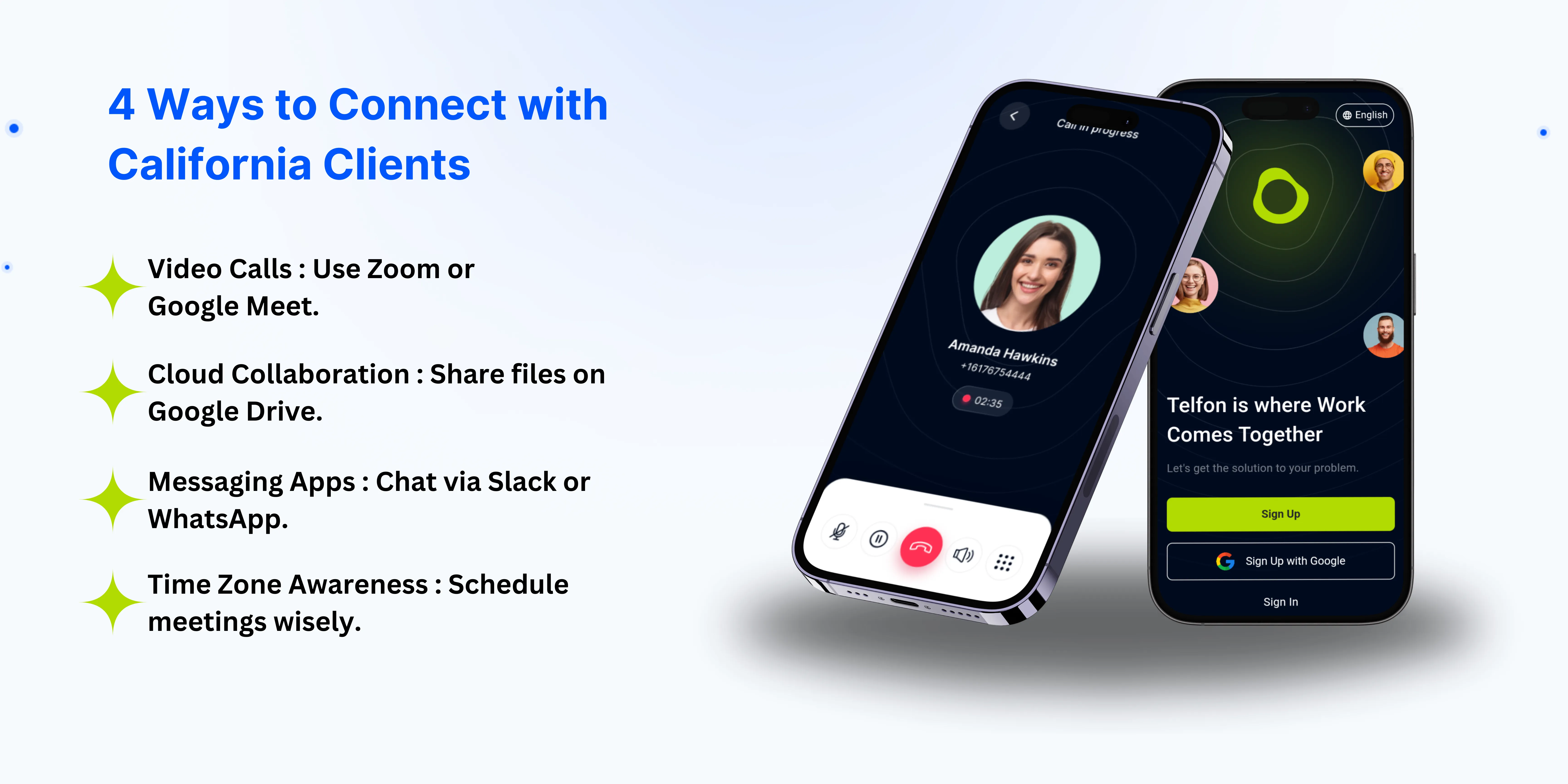 Calling Clients in California