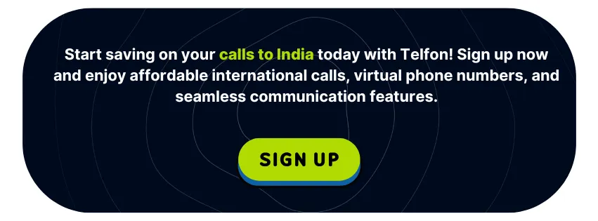 Calling India from the US
