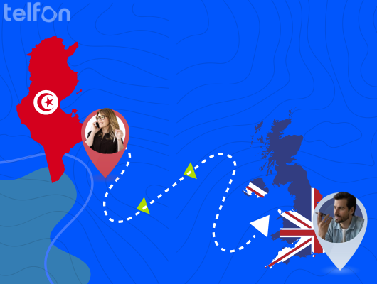 call tunisia from uk