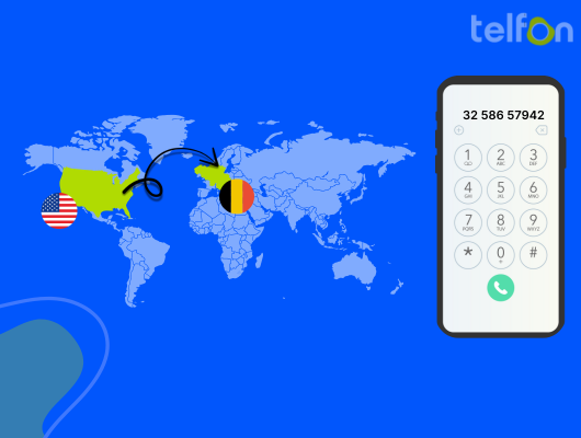 call belgium from usa