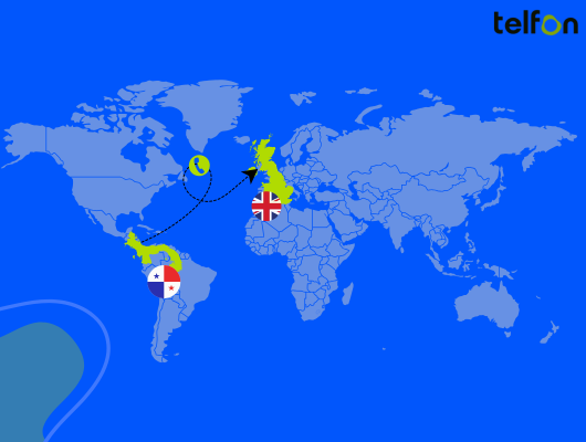 call panama from uk