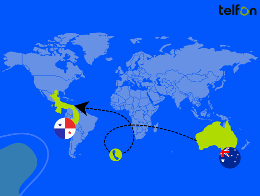 call panama from australia