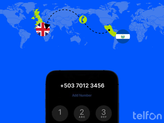 call el salvador from uk