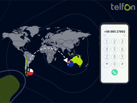 call chile from australia