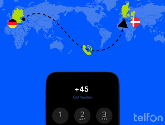 call denmark from germany