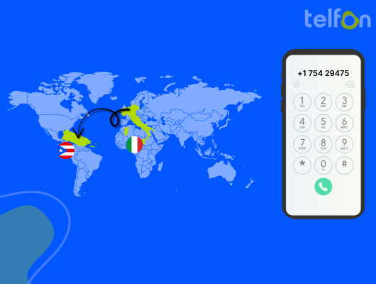call puerto rico from italy