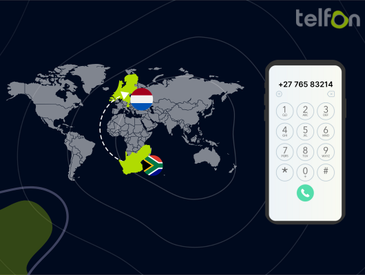 call south africa from netherlands